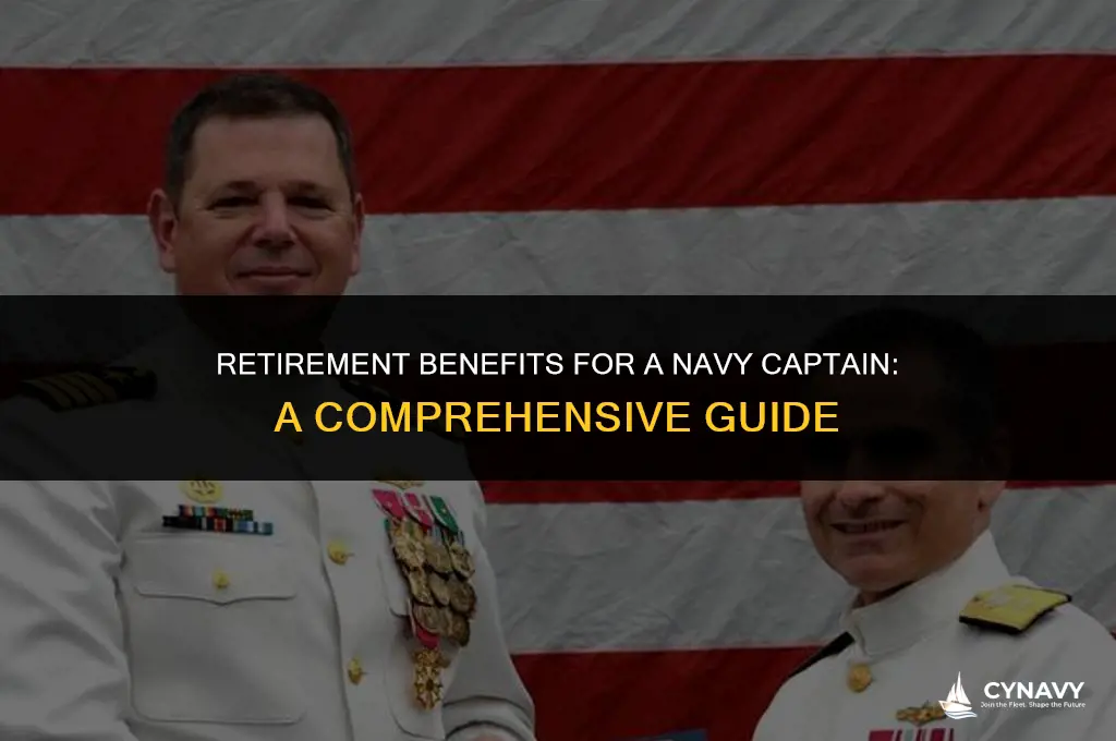 how much does a retired navy 05 captain make