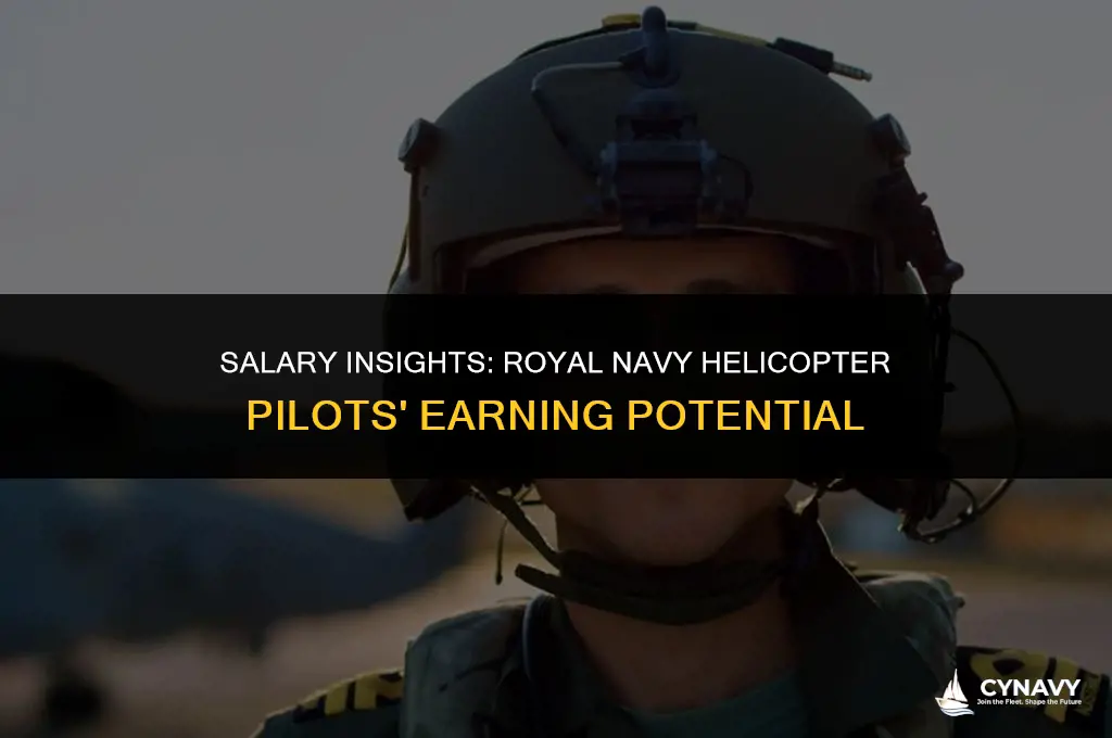 how much does a royal navy helicopter pilot earn