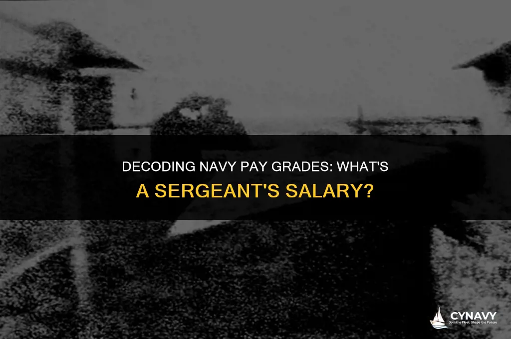 how much does a sergeant in the navy make