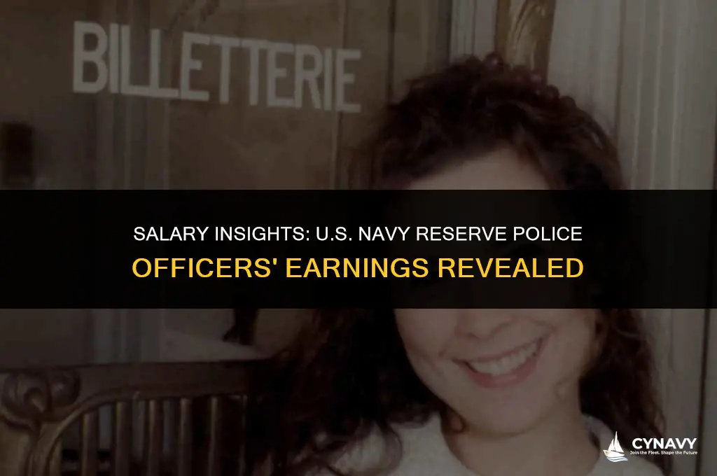 how much does a us navy reserve police officers make