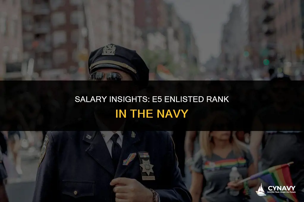 how much does am e5 get paid in the navy