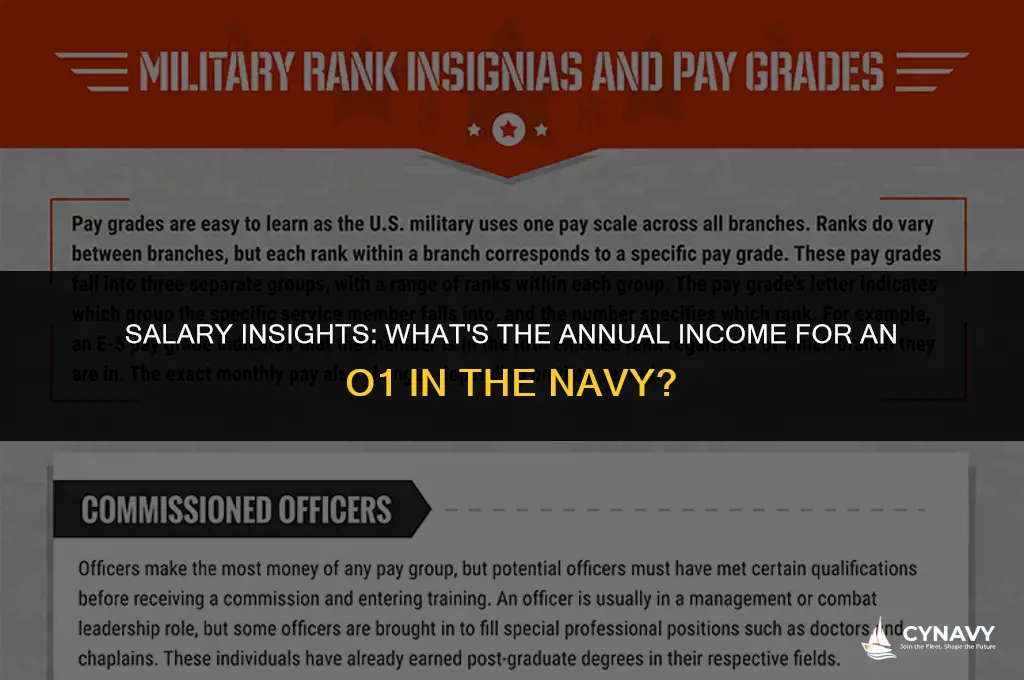 how much does an 01 make in the navy