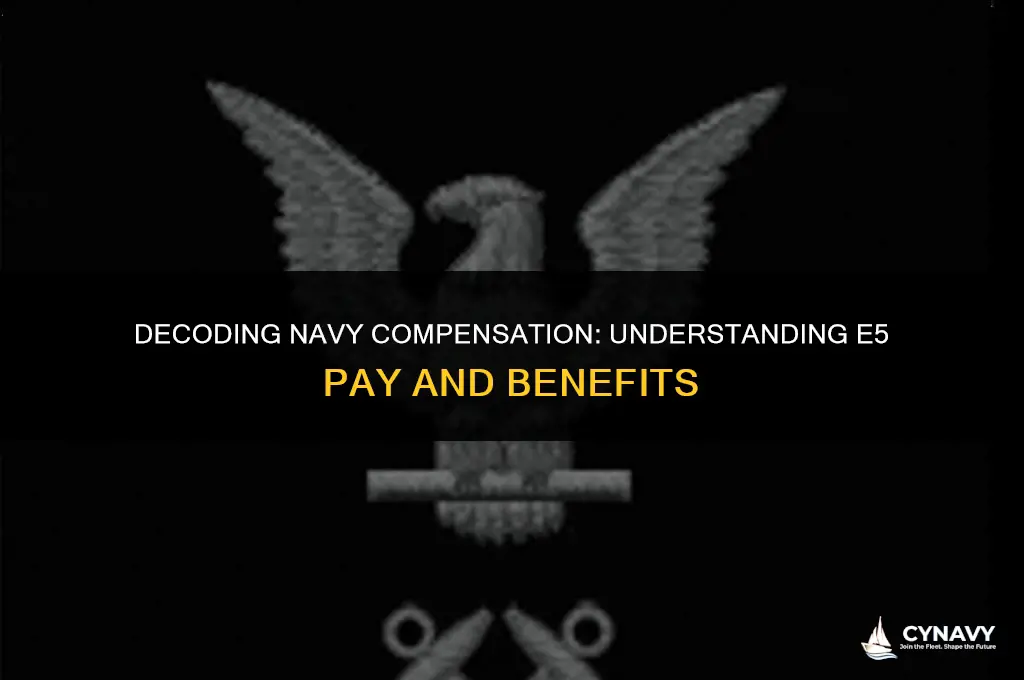 how much does e5 get in the navy