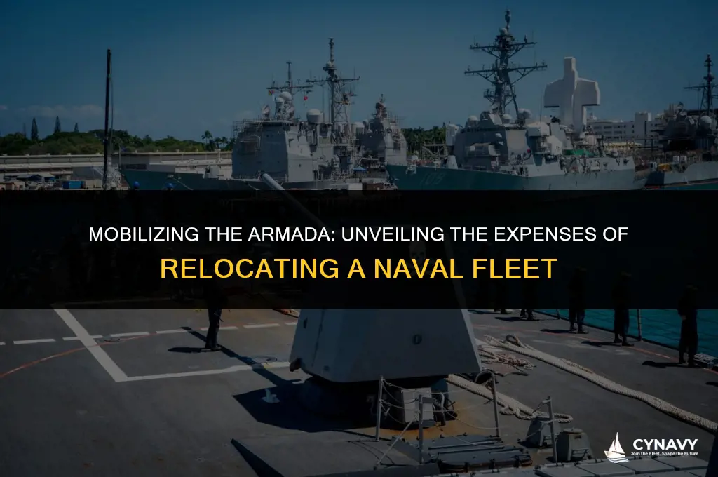 how much does it cost to move a navy fleet