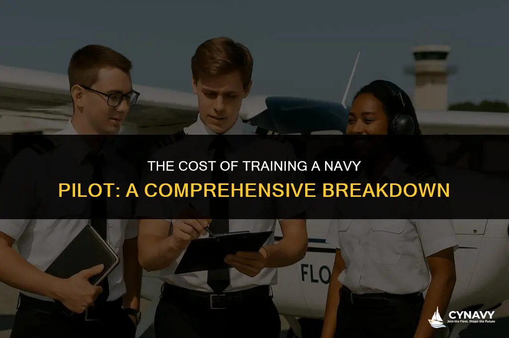 how much does it cost to train a navy pilot