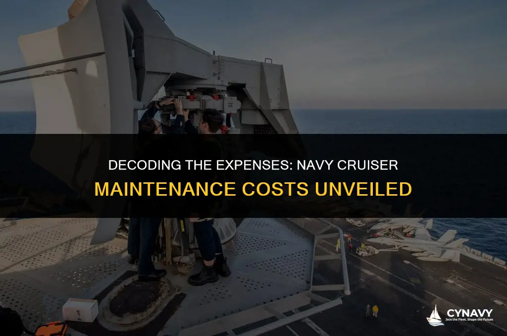 how much does maintenance on a navy cruiser cost