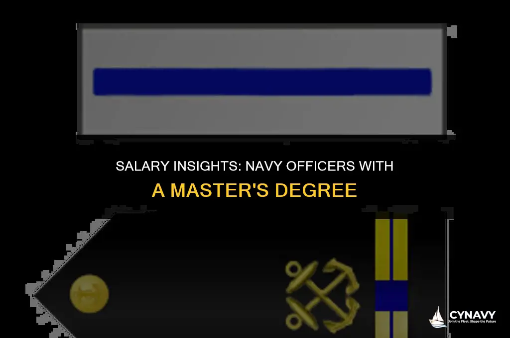 how much does navy officer make with masters degree
