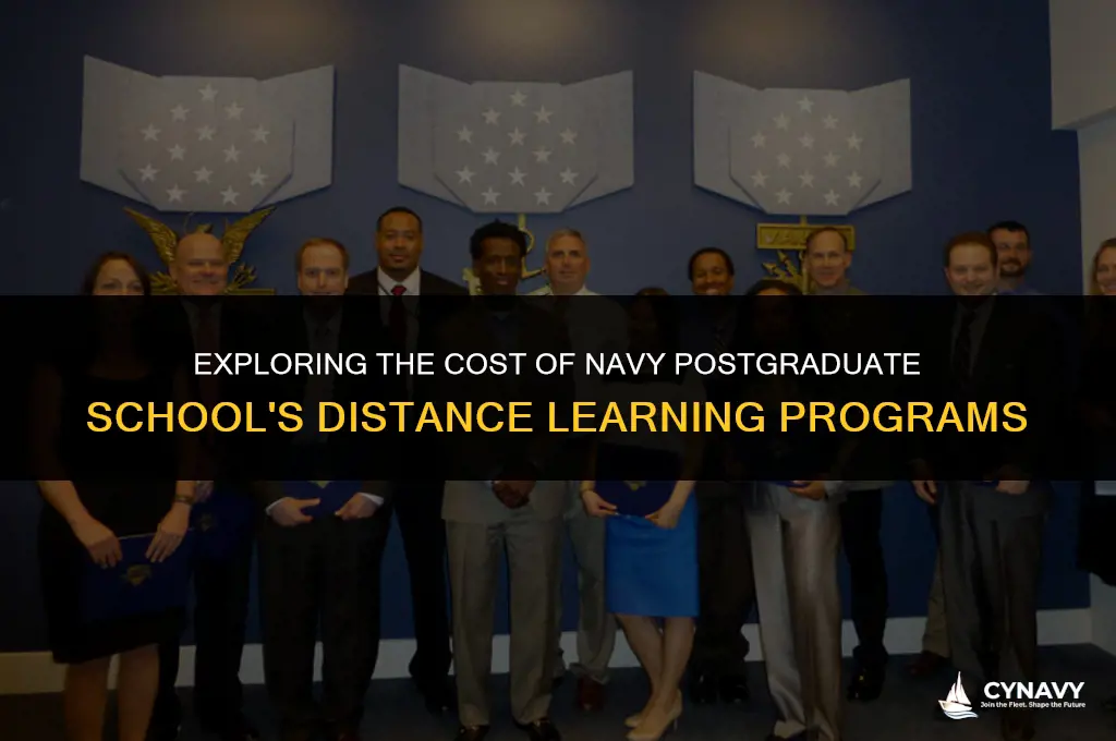 how much does navy postgraduate school distance learning cost