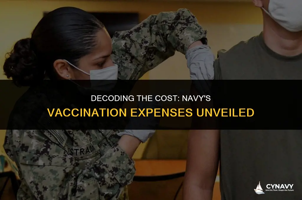 how much does the navy pay for one vaccination