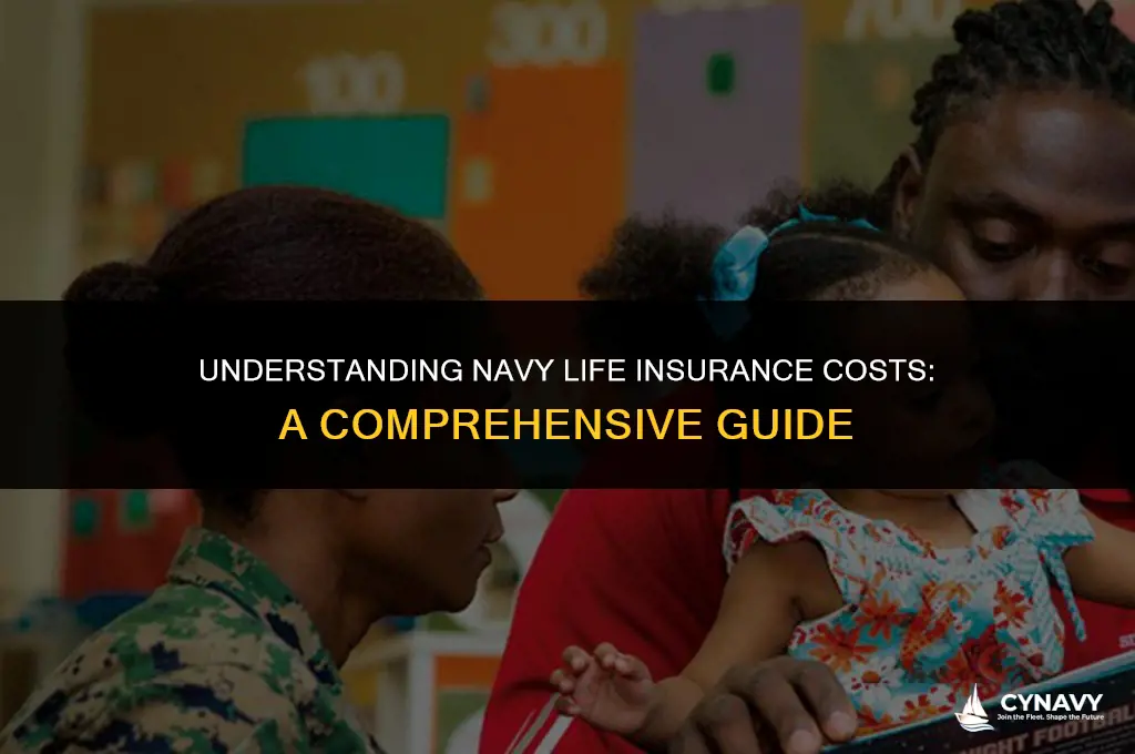 how much does the navy pay for their life insurance