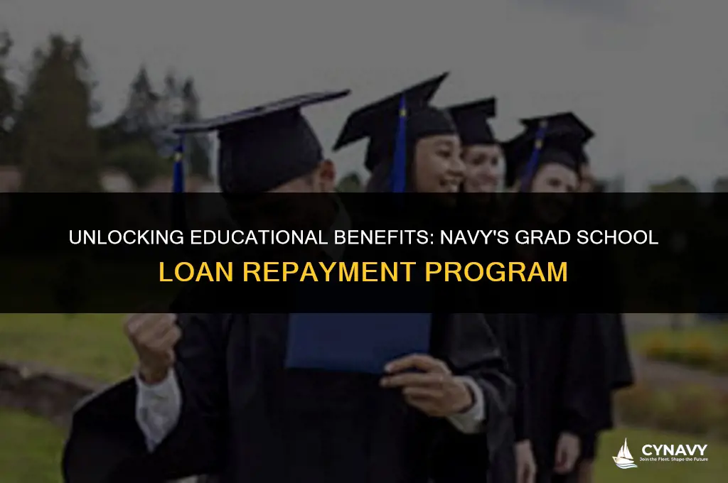 how much does the navy pay towards grad school loans