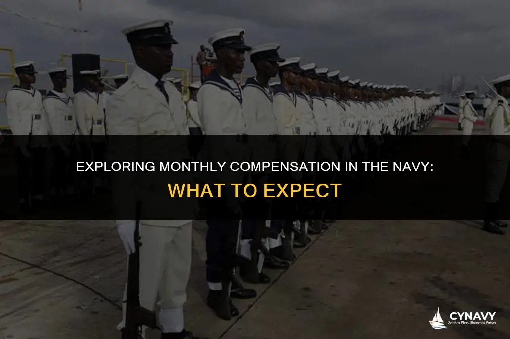 how much does the navy pay you a month