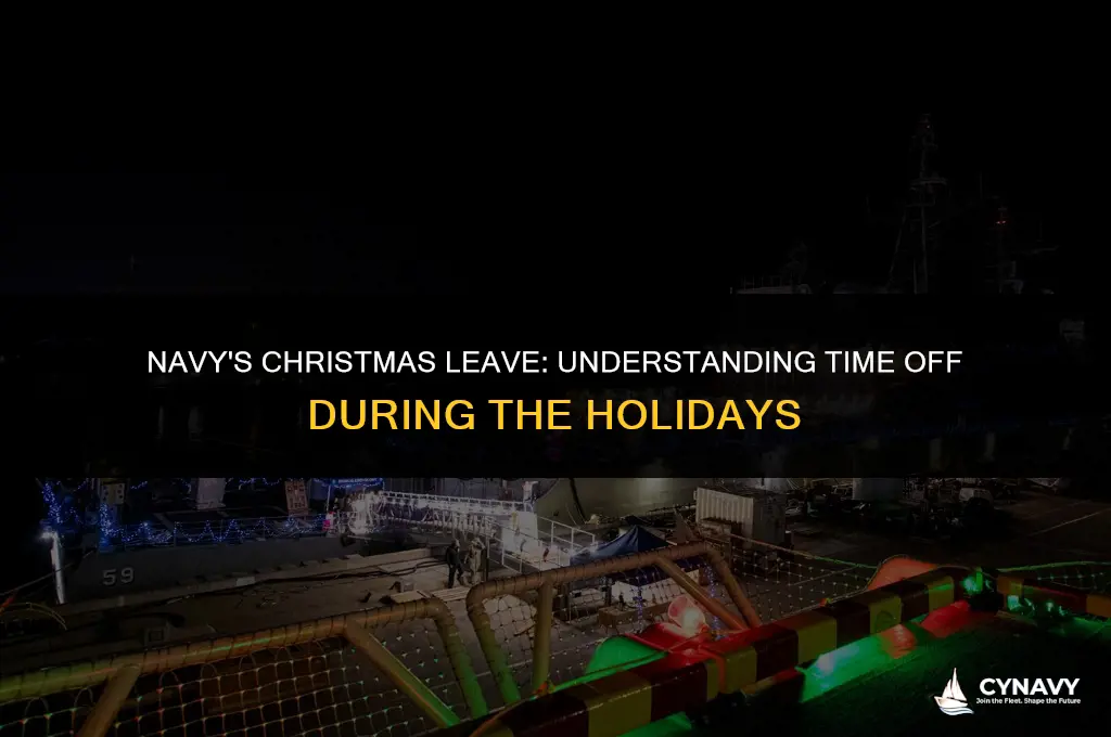how much leave time does the navy get for christmas