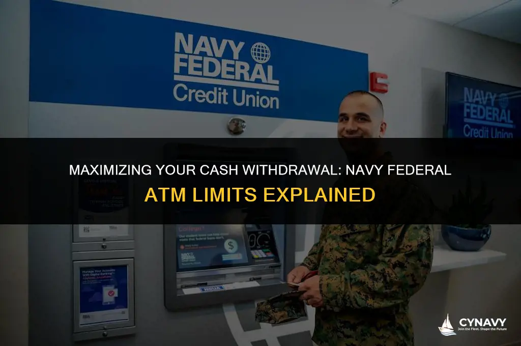 how much money can you get from navy federal atm