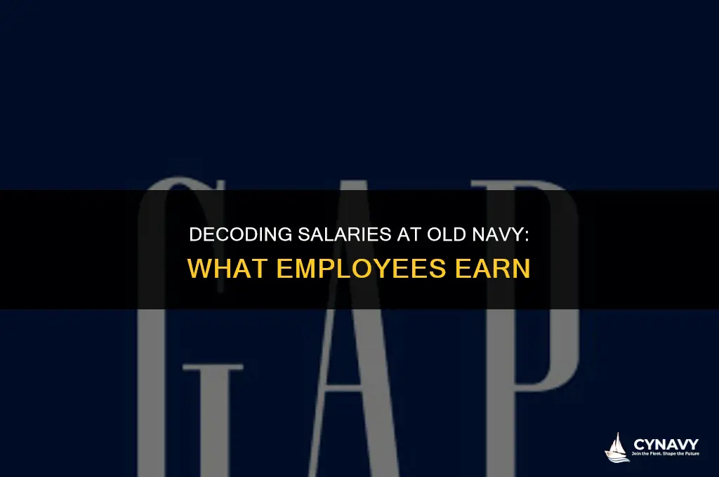 how much old navy get paid