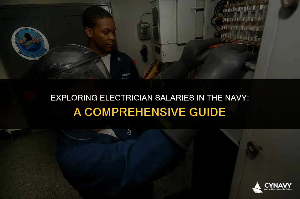how much u get paid as electrician in navy