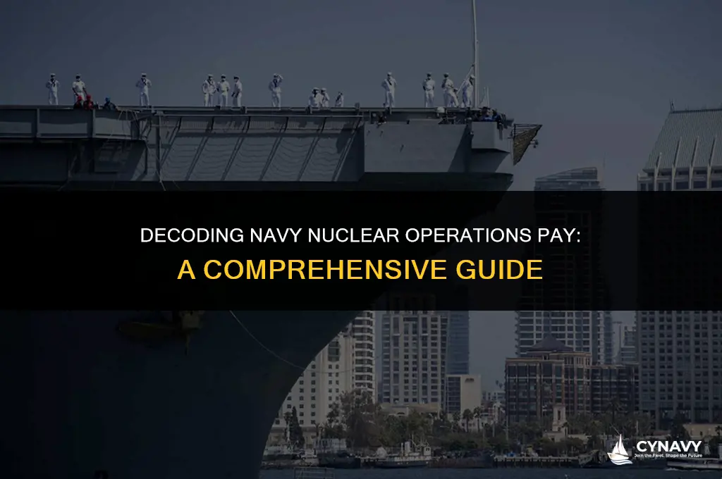 how much you get paid in navy for nuclear operations
