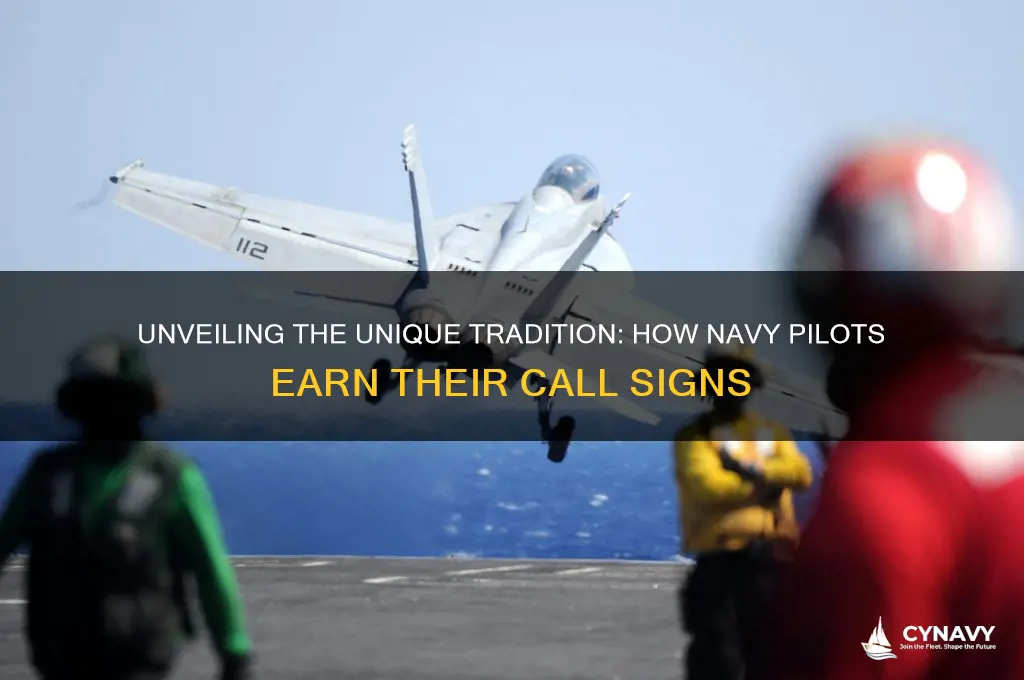 how navy pilots get their callsigns