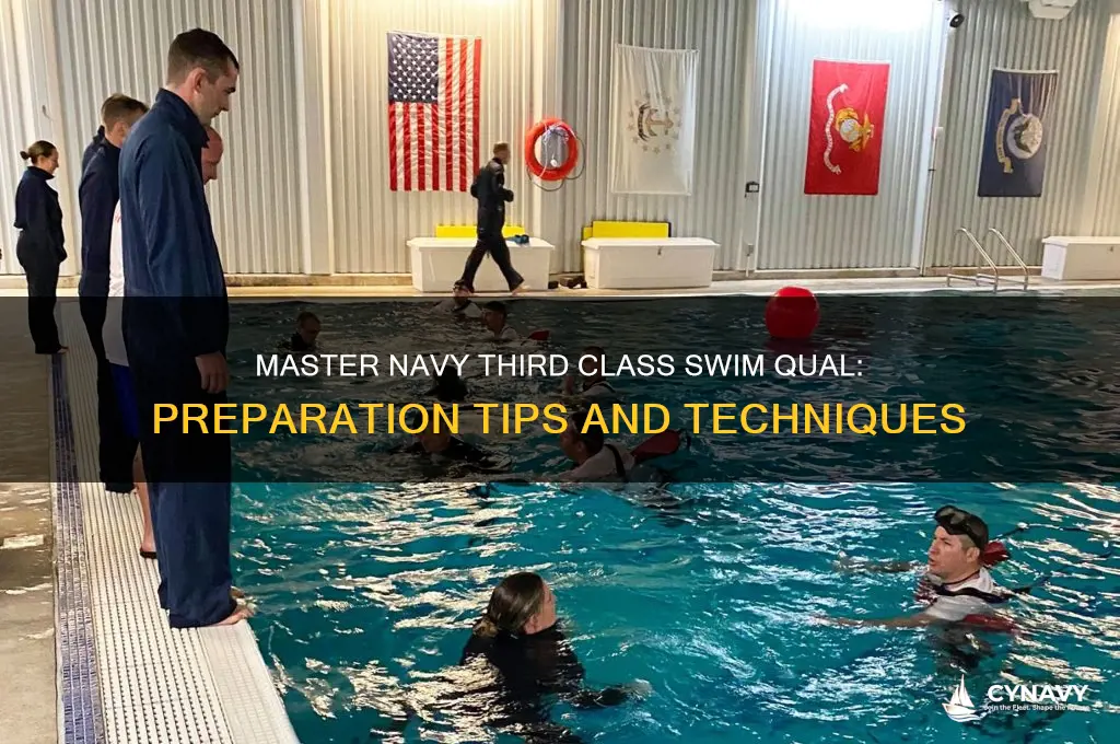 how o get ready for navy third class swim qual