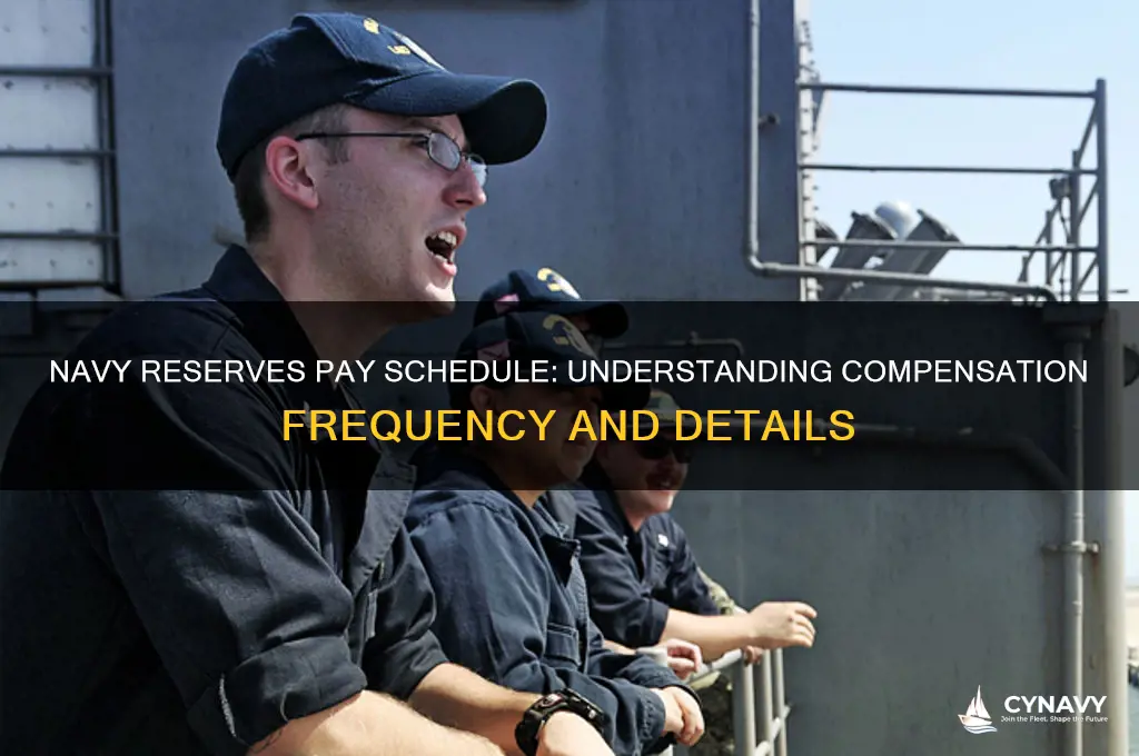 how often do navy reserves get paid