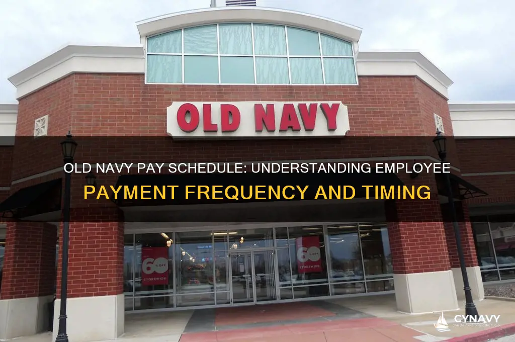 how often do old navy employees get paid