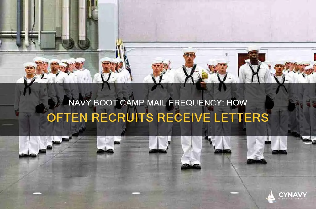how often do recruits get mail bootcamp navy