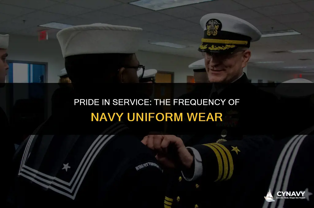 how often do you wear your service uniform navy