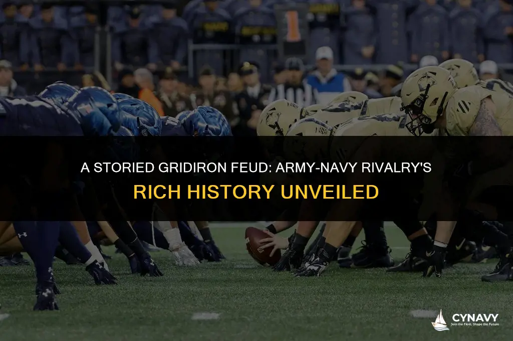 how old is the army navy football rivalry