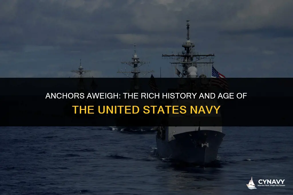 how old is the united states navy
