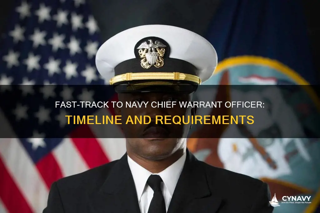 how quickly can a one get navy chief warrant officer