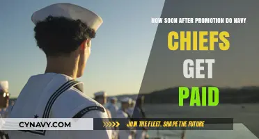 When Do Navy Chiefs Receive Their Promotion Pay Increase?