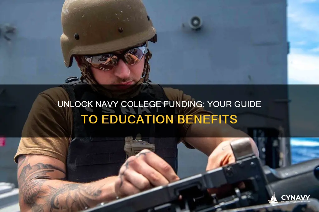 how t get the navy to pay for college