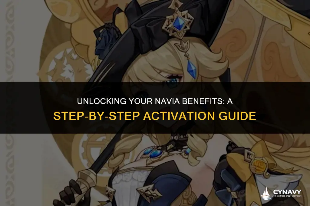 how to activate navia benefits card