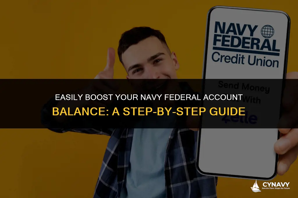 how to add cash to navy federal account