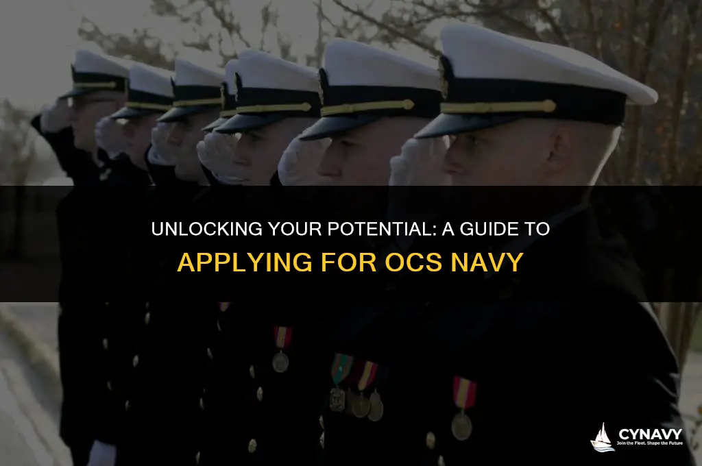how to apply to ocs navy