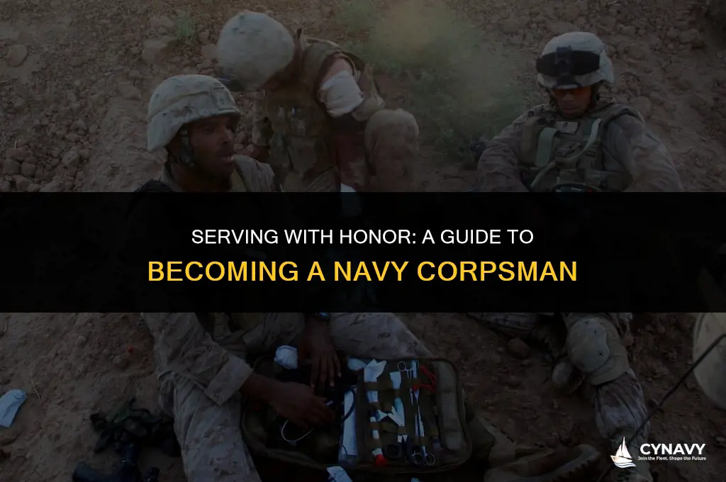 how to become a navy corpsman