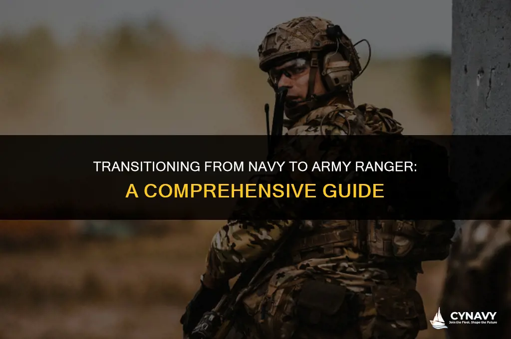 how to become an army ranger from navy
