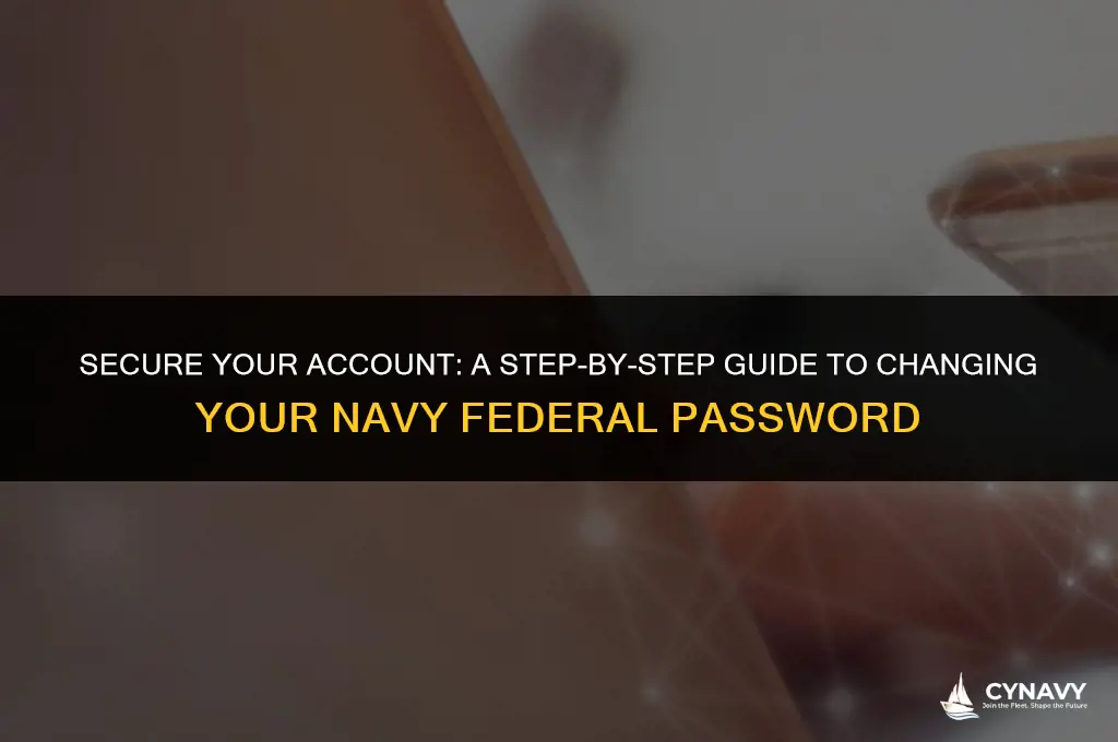 how to change navy federal password
