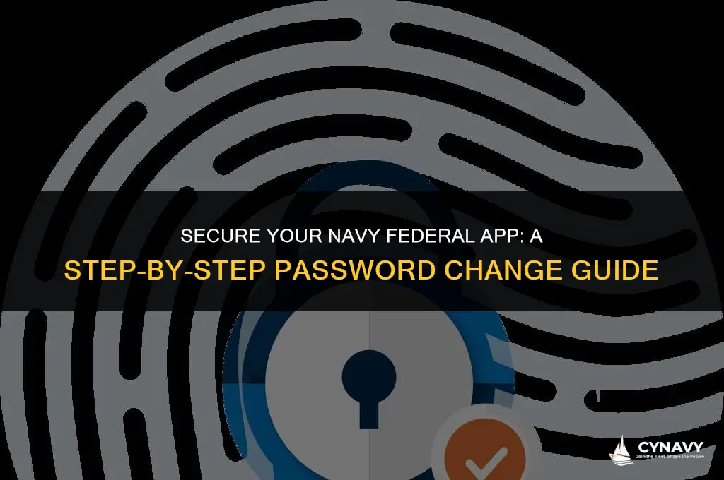 how to change password on navy federal app