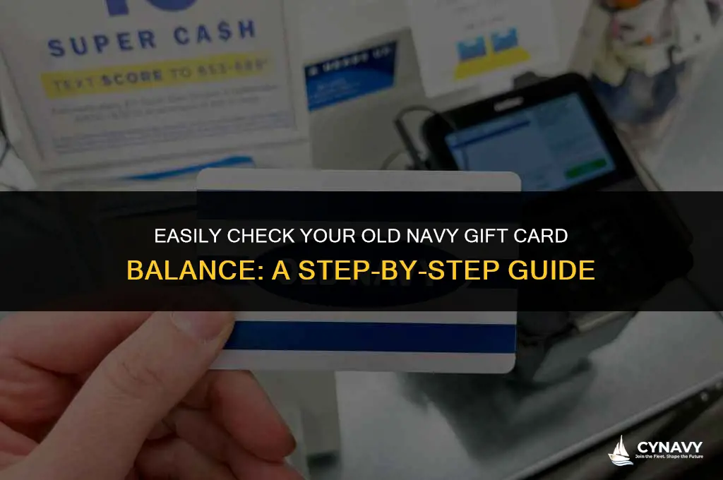 how to check old navy gift card balance