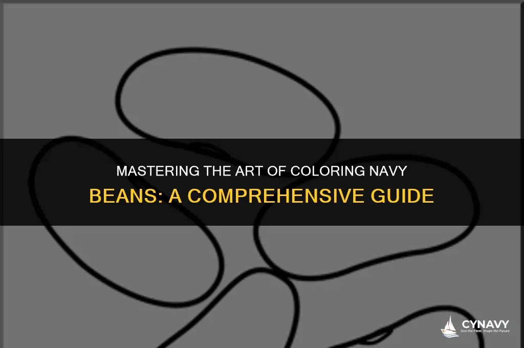 how to color navy beans