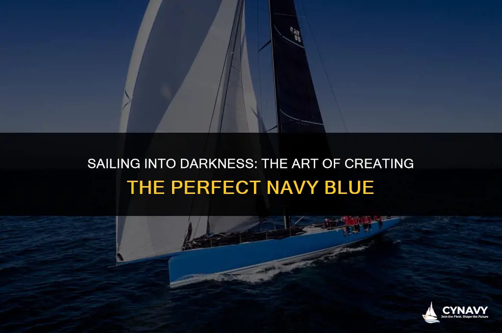 how to create a navy color