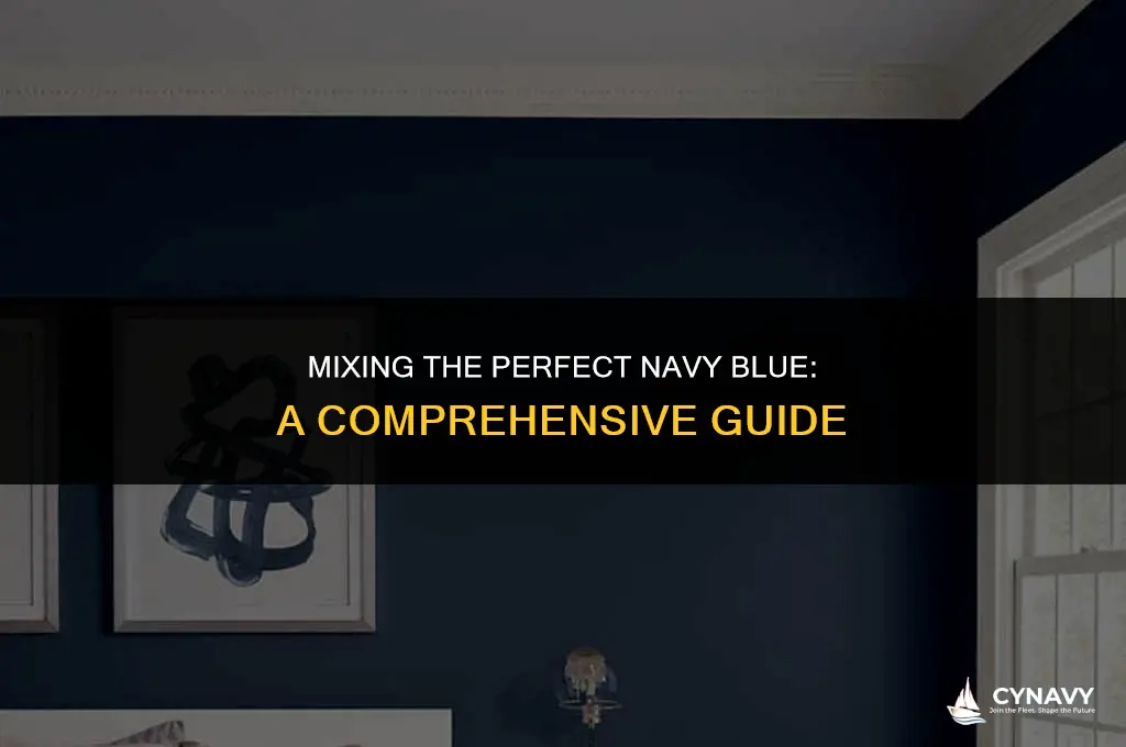 how to create navy blue