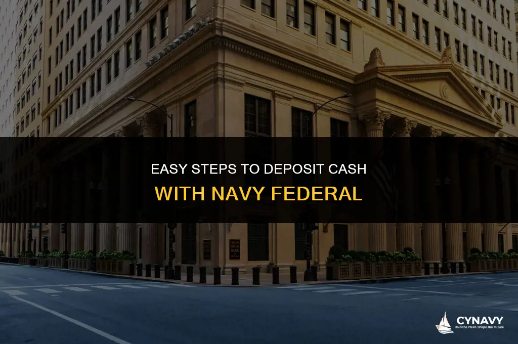 how to deposit cash with navy federal