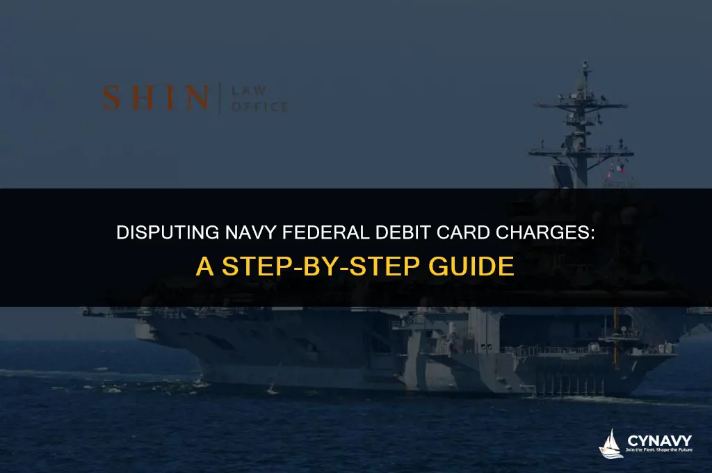 how to dispute navy federal debit card charge