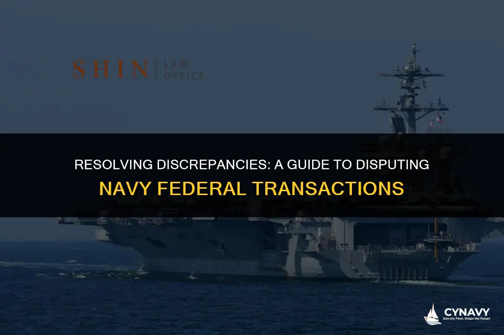 how to dispute on navy federal