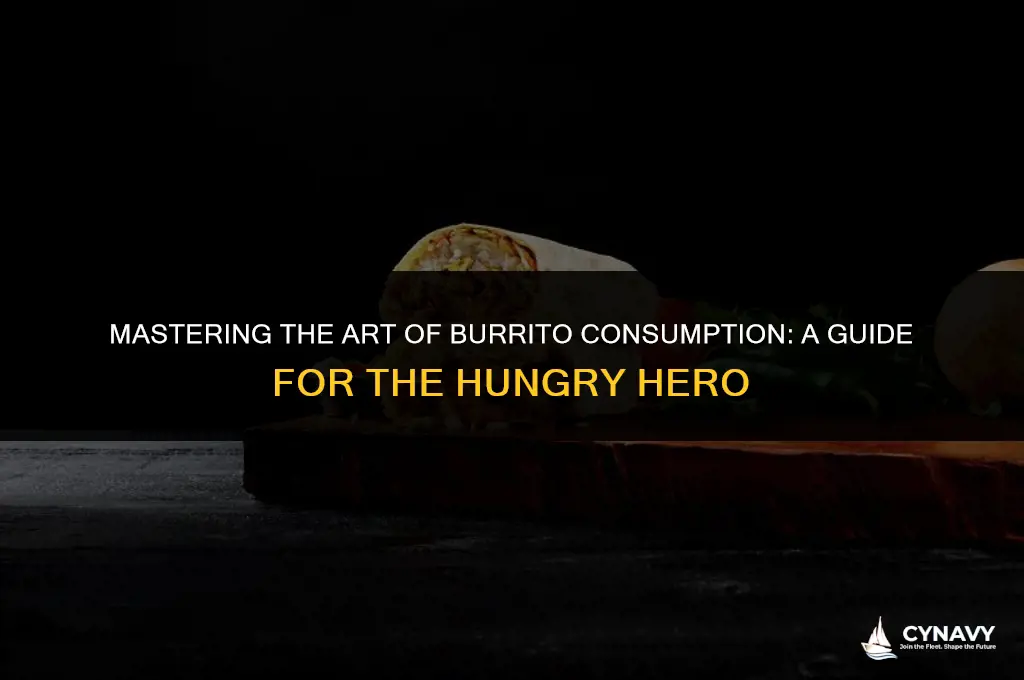 how to eat burrito army navy