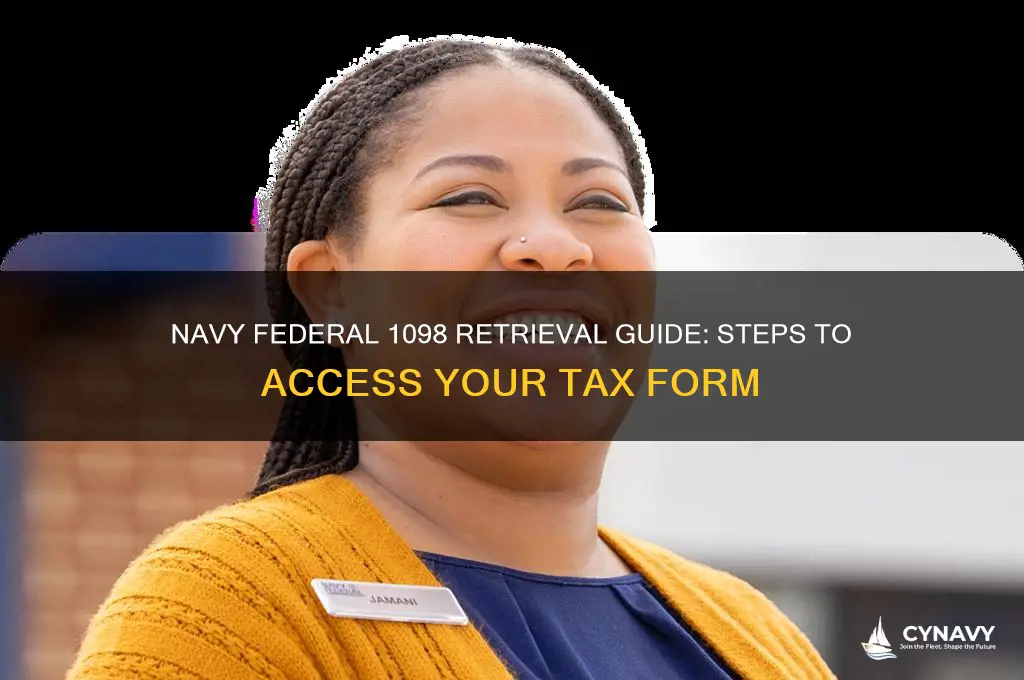 how to get 1098 from navy federal