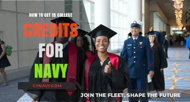 Earn College Credits in the Navy: 15-Credit Guide