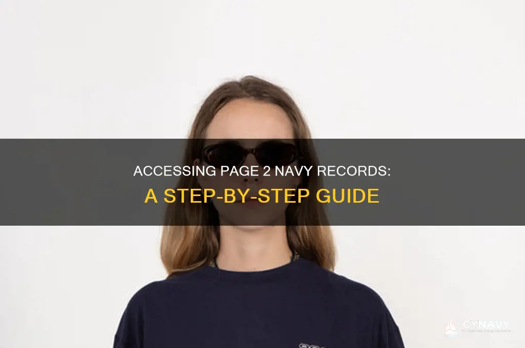 how to get a copy of page 2 navy